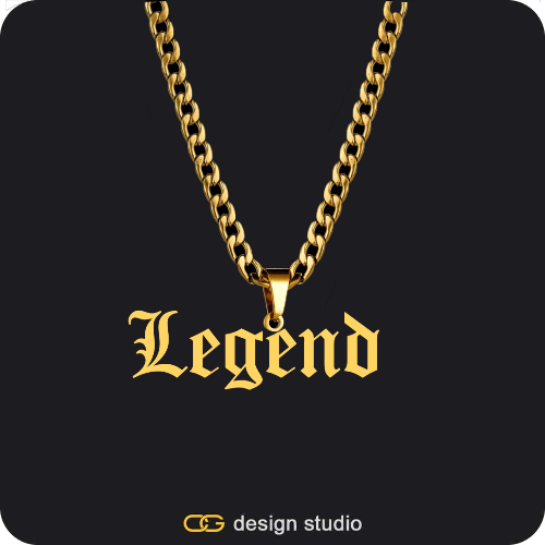 The Essential Name Necklace: Looped