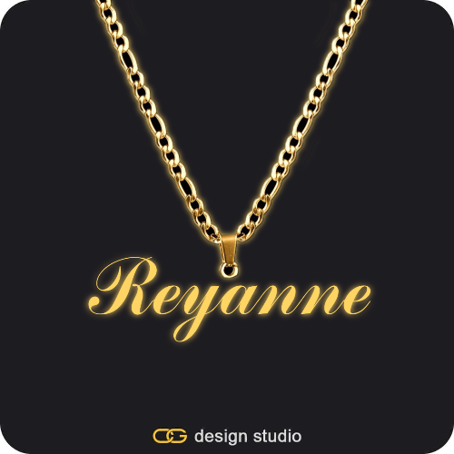 The Essential Name Necklace: Glitter