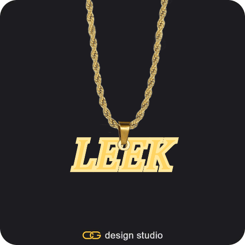 The Spotlight Double Plated Name Necklace