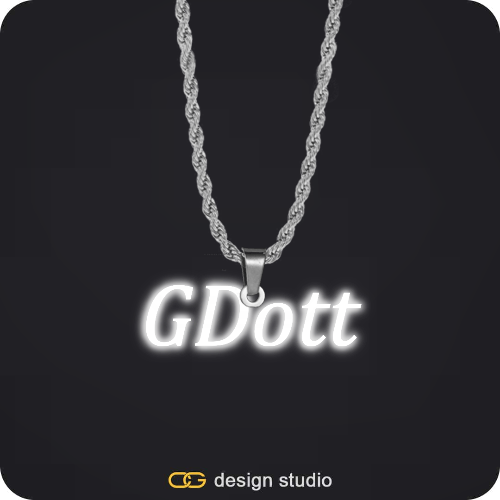 The Essential Name Necklace: Sparkling