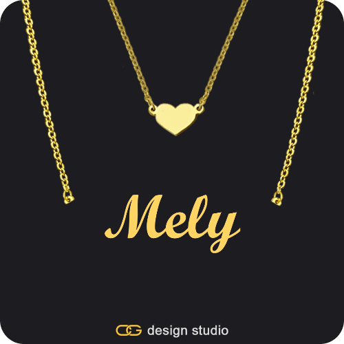 The Essential Name Necklace: Double Layer