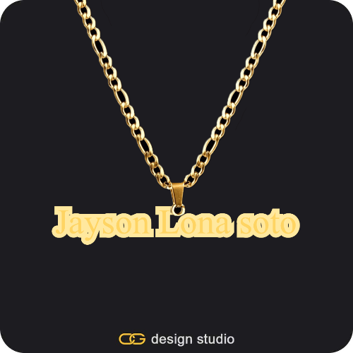 The Spotlight Double Plated Name Necklace