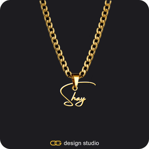 The Premier Script Name Necklace