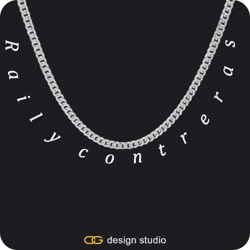 The Falling Name Necklace