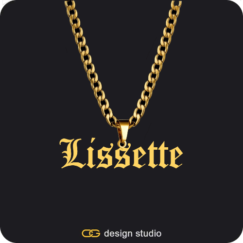 The Essential Name Necklace: Looped