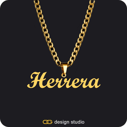 The Essential Name Necklace: Looped