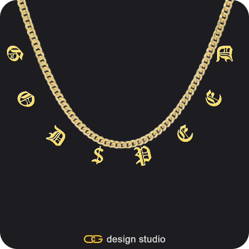 The Falling Name Necklace