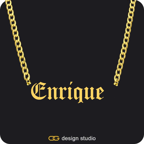The Essential Name Necklace: Cuban