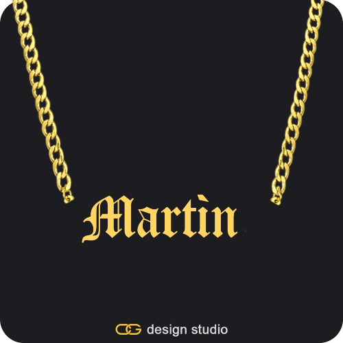 The Essential Name Necklace: Cuban