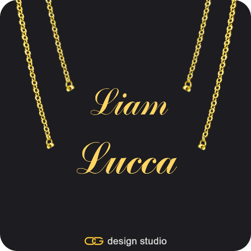 The Essential Name Necklace: Double Layer