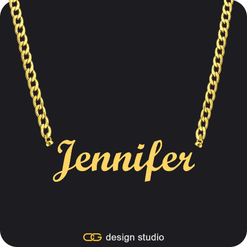 The Essential Name Necklace: Cuban