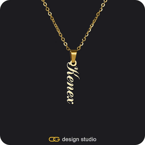 The Vertical Name Necklace