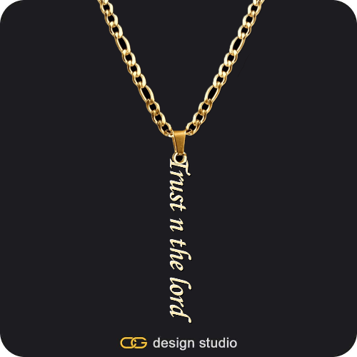 The Vertical Name Necklace