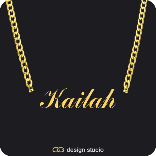 The Essential Name Necklace: Cuban