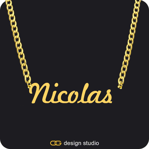 The Essential Name Necklace: Cuban