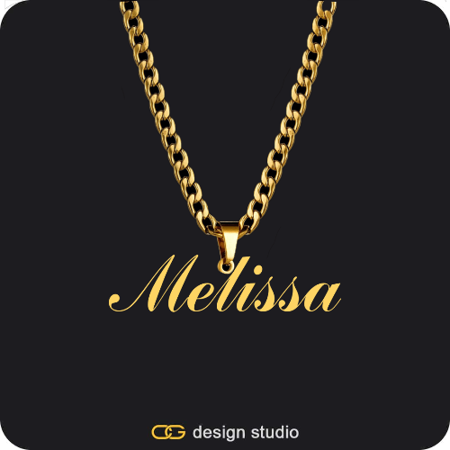 The Essential Name Necklace: Looped