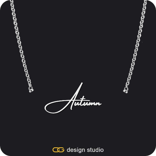 The Premier Script Name Necklace