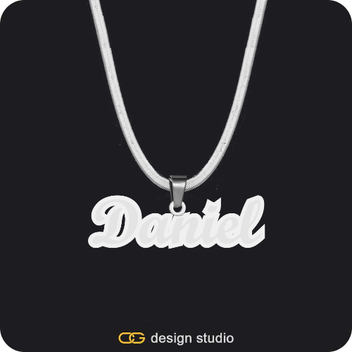 The Spotlight Double Plated Name Necklace