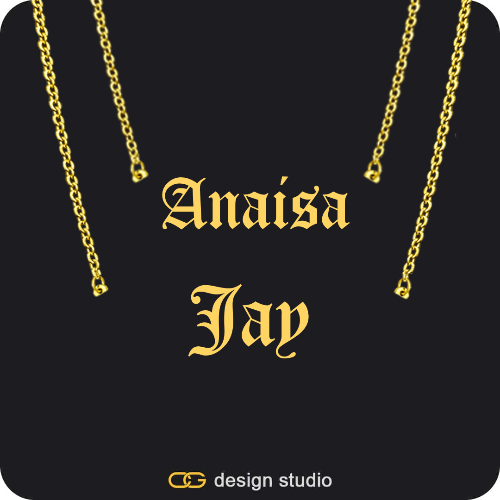 The Essential Name Necklace: Double Layer