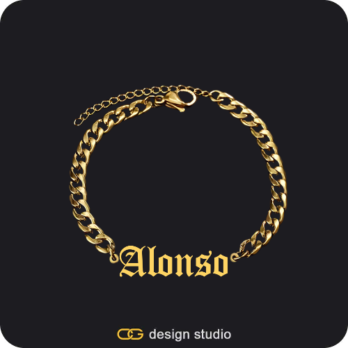 The Essential Name Bracelet: Cuban