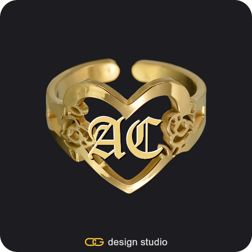 The Initial Heartfelt Ring