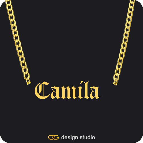 The Essential Name Necklace: Cuban
