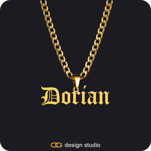 The Essential Name Necklace: Looped