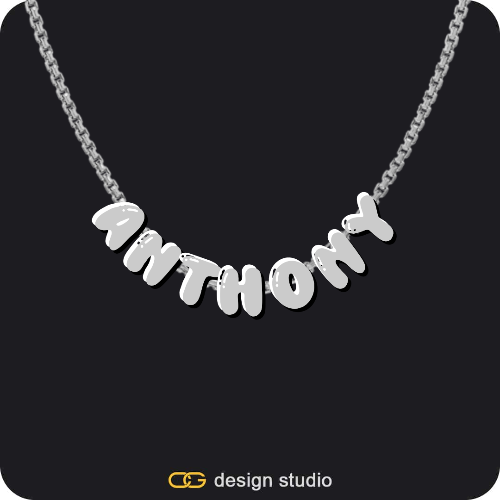 The Cloud Name Necklace