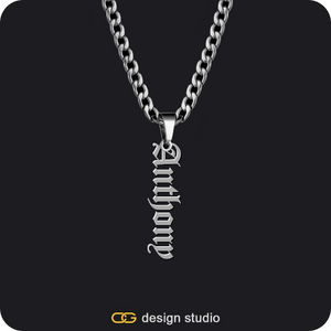 The Vertical Name Necklace