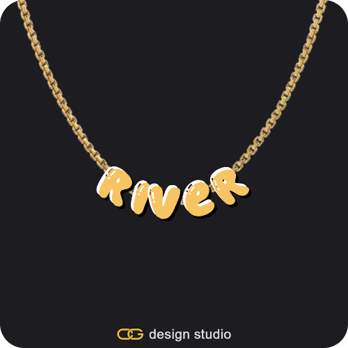 The Cloud Name Necklace