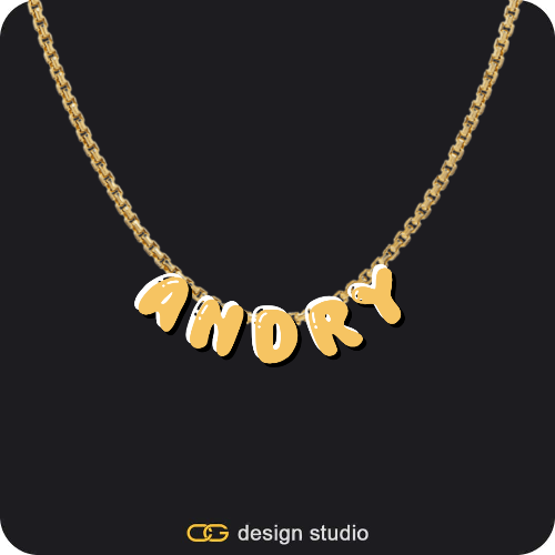 The Cloud Name Necklace