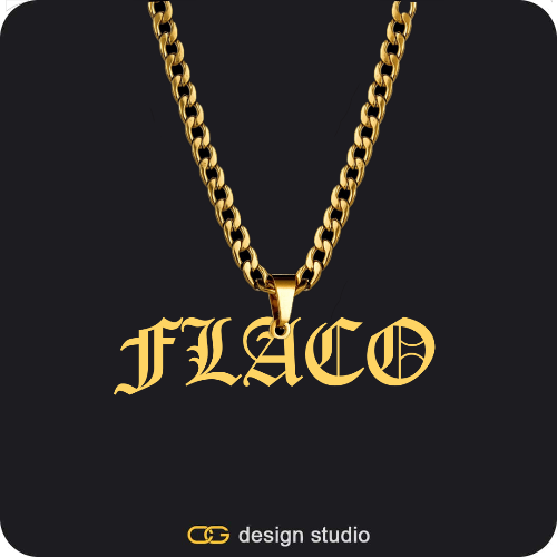 The Essential Name Necklace: Looped