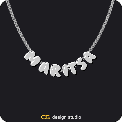 The Cloud Name Necklace