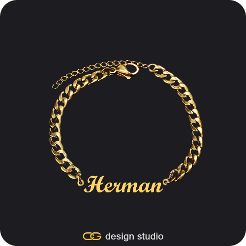 The Essential Name Bracelet: Cuban