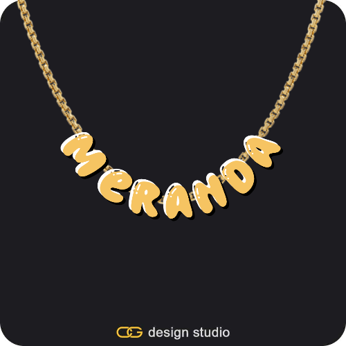 The Cloud Name Necklace