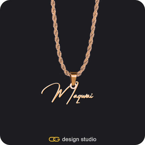 The Premier Script Name Necklace
