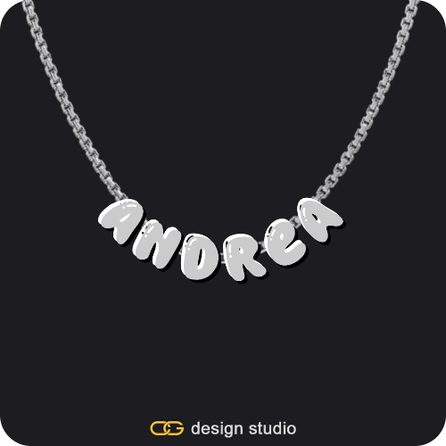 The Cloud Name Necklace