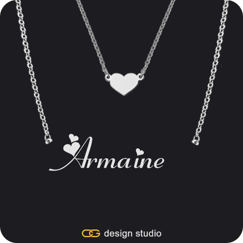 The Essential Name Necklace: Double Layer
