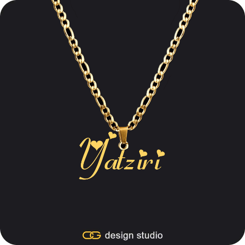 The Essential Name Necklace: Looped