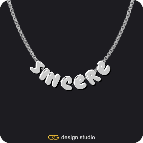 The Cloud Name Necklace