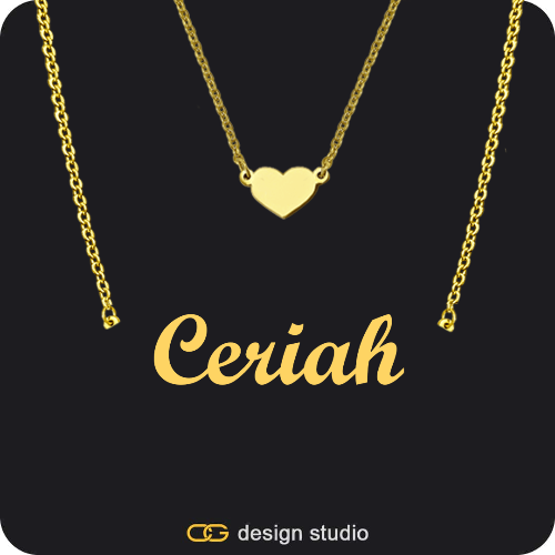 The Essential Name Necklace: Double Layer