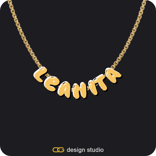 The Cloud Name Necklace