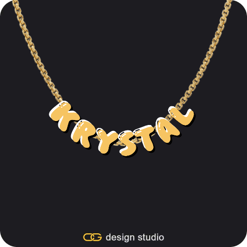 The Cloud Name Necklace