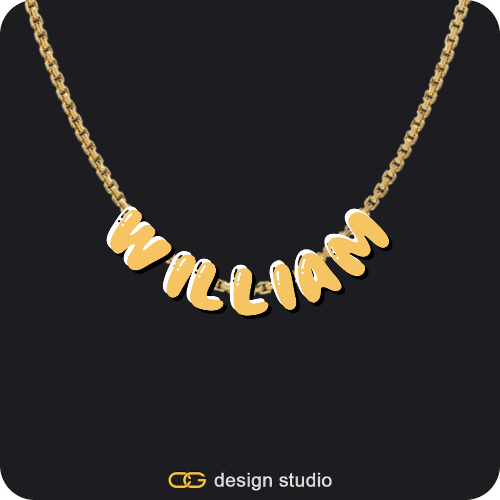 The Cloud Name Necklace