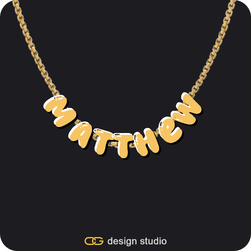 The Cloud Name Necklace