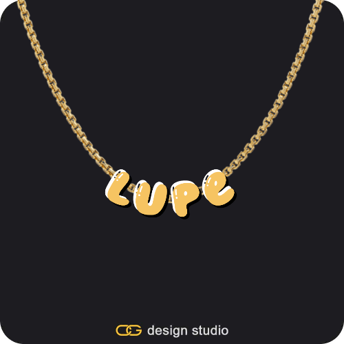 The Cloud Name Necklace