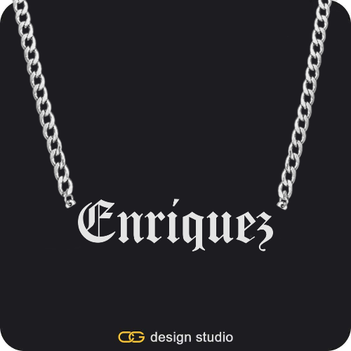 The Essential Name Necklace: Cuban