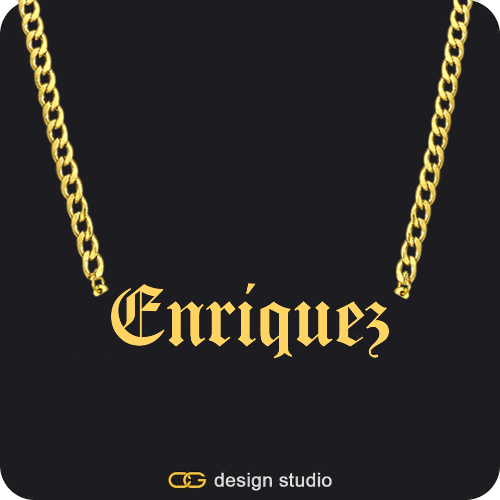 The Essential Name Necklace: Cuban