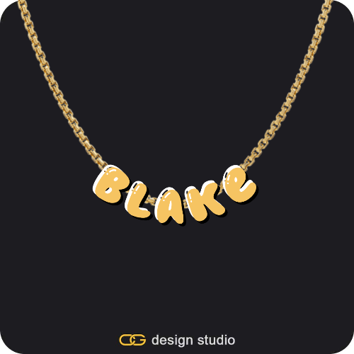 The Cloud Name Necklace