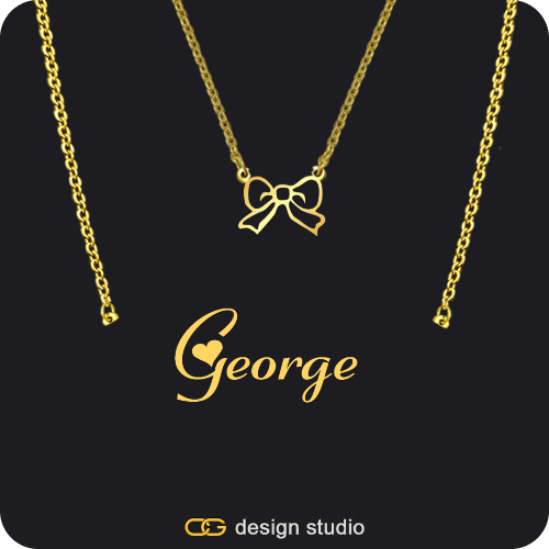 The Essential Name Necklace: Double Layer